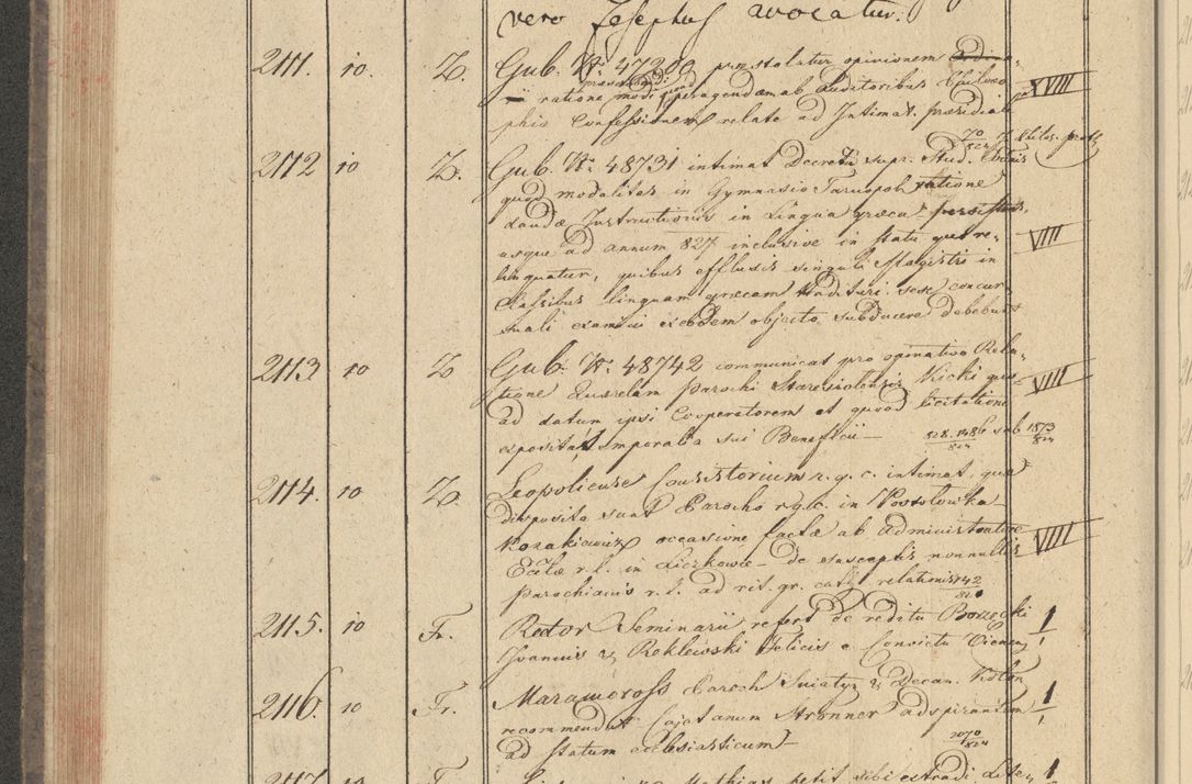 Zdjęcie nr 200 dla obiektu archiwalnego: Protocollon exhibitorum i Ecclesiastus ex anno 1824