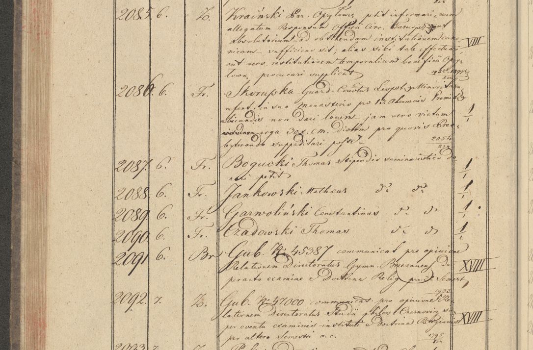 Zdjęcie nr 198 dla obiektu archiwalnego: Protocollon exhibitorum i Ecclesiastus ex anno 1824