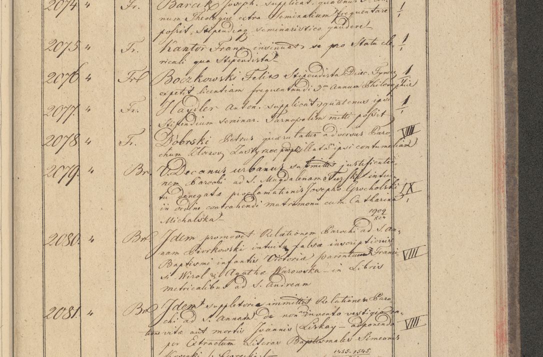 Zdjęcie nr 197 dla obiektu archiwalnego: Protocollon exhibitorum i Ecclesiastus ex anno 1824