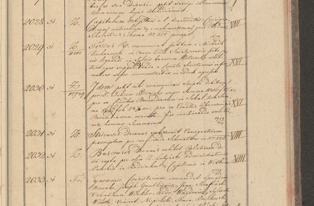 Zdjęcie nr 193 dla obiektu archiwalnego: Protocollon exhibitorum i Ecclesiastus ex anno 1824