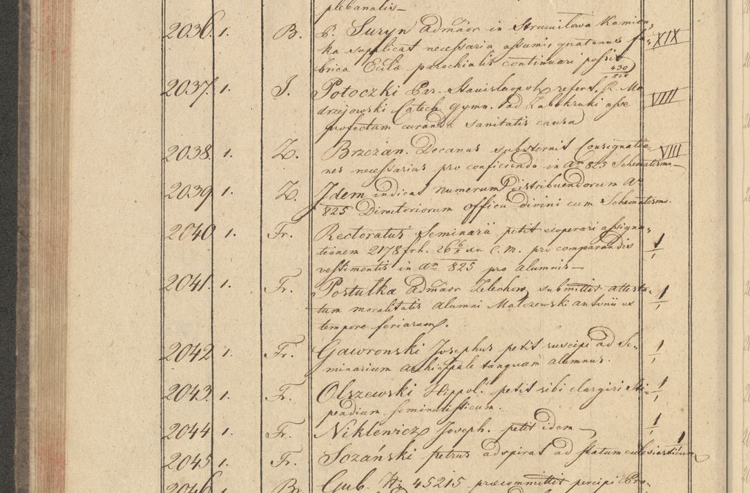 Zdjęcie nr 194 dla obiektu archiwalnego: Protocollon exhibitorum i Ecclesiastus ex anno 1824