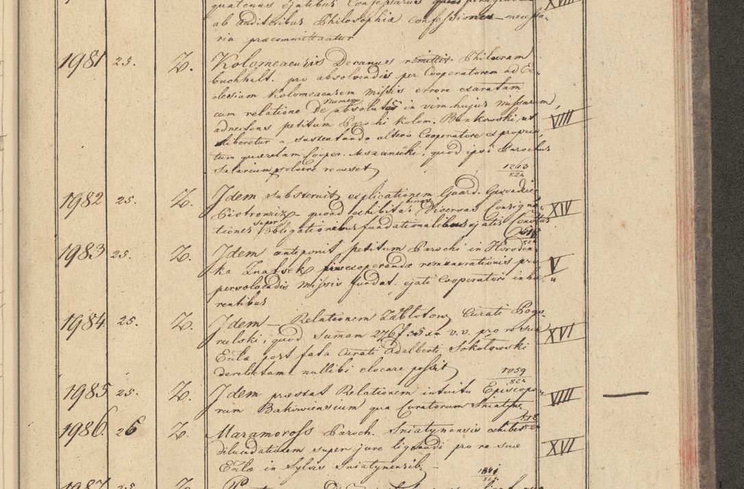 Zdjęcie nr 189 dla obiektu archiwalnego: Protocollon exhibitorum i Ecclesiastus ex anno 1824