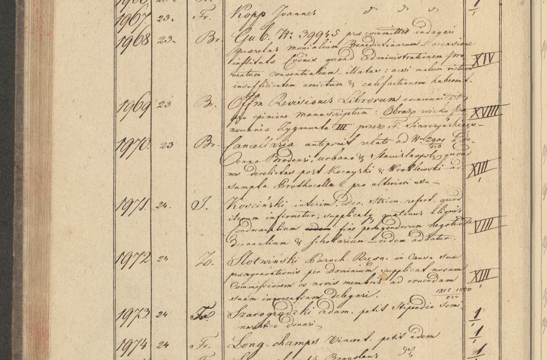 Zdjęcie nr 188 dla obiektu archiwalnego: Protocollon exhibitorum i Ecclesiastus ex anno 1824