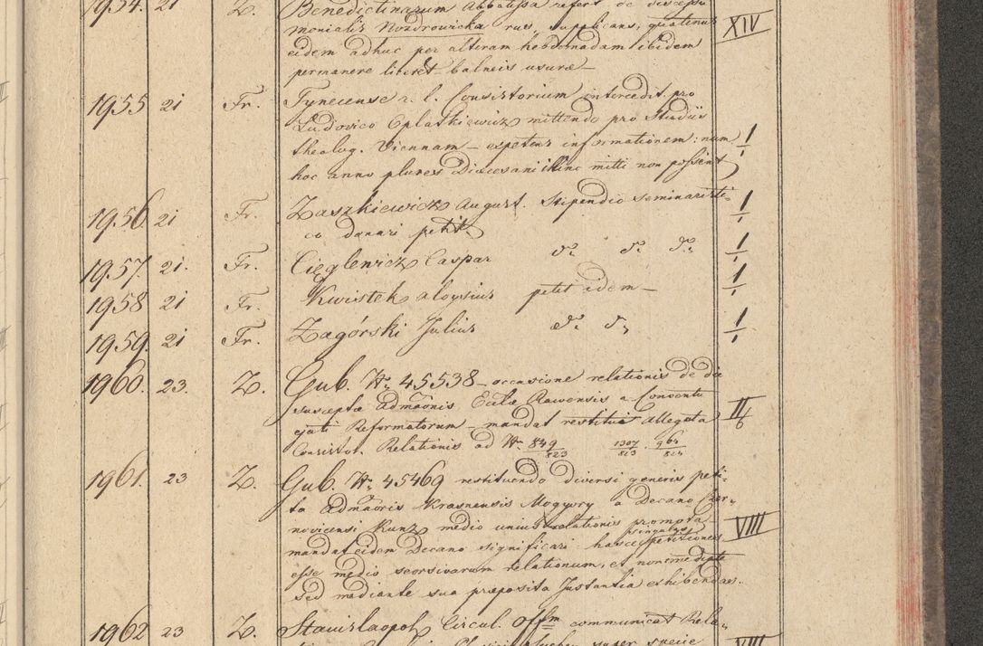 Zdjęcie nr 187 dla obiektu archiwalnego: Protocollon exhibitorum i Ecclesiastus ex anno 1824