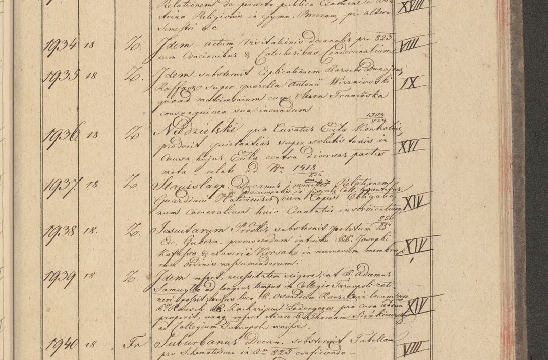 Zdjęcie nr 185 dla obiektu archiwalnego: Protocollon exhibitorum i Ecclesiastus ex anno 1824