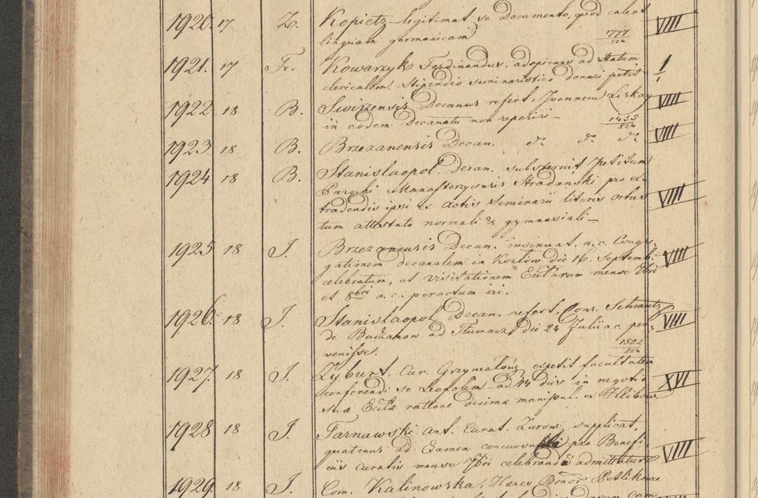 Zdjęcie nr 184 dla obiektu archiwalnego: Protocollon exhibitorum i Ecclesiastus ex anno 1824