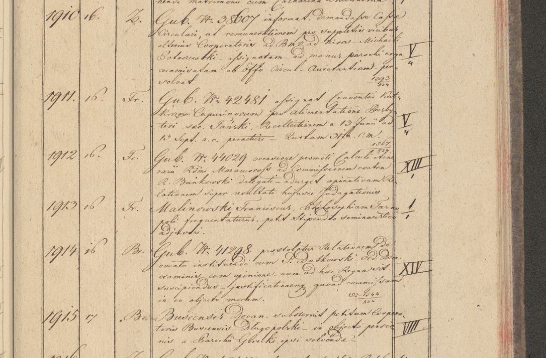 Zdjęcie nr 183 dla obiektu archiwalnego: Protocollon exhibitorum i Ecclesiastus ex anno 1824
