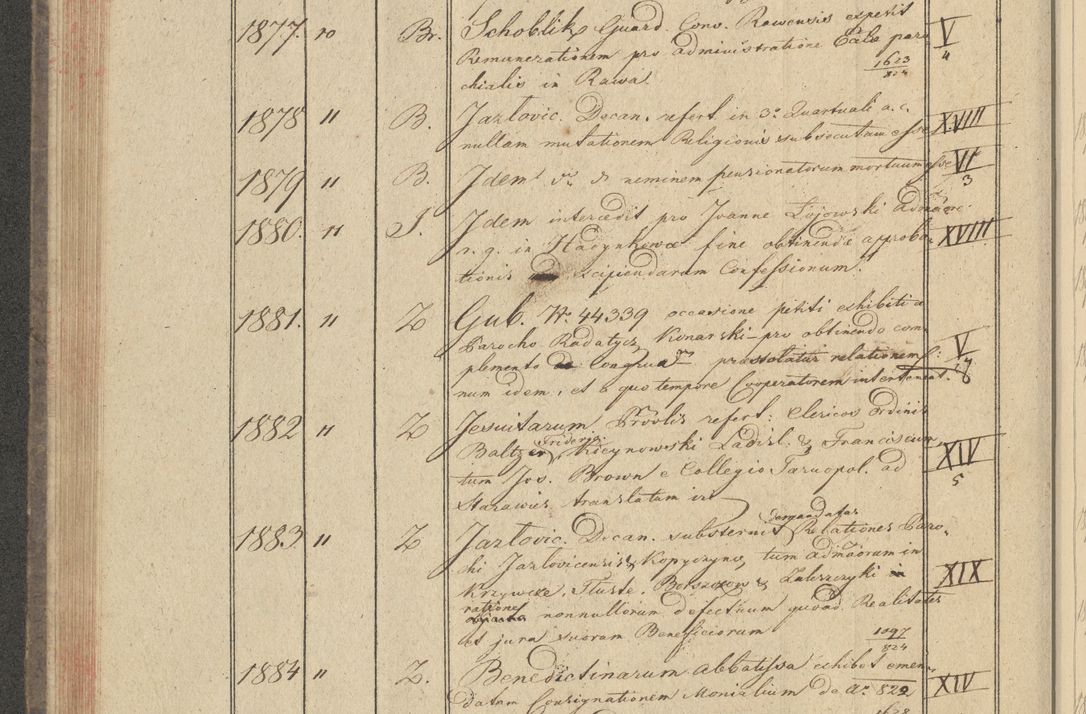 Zdjęcie nr 180 dla obiektu archiwalnego: Protocollon exhibitorum i Ecclesiastus ex anno 1824