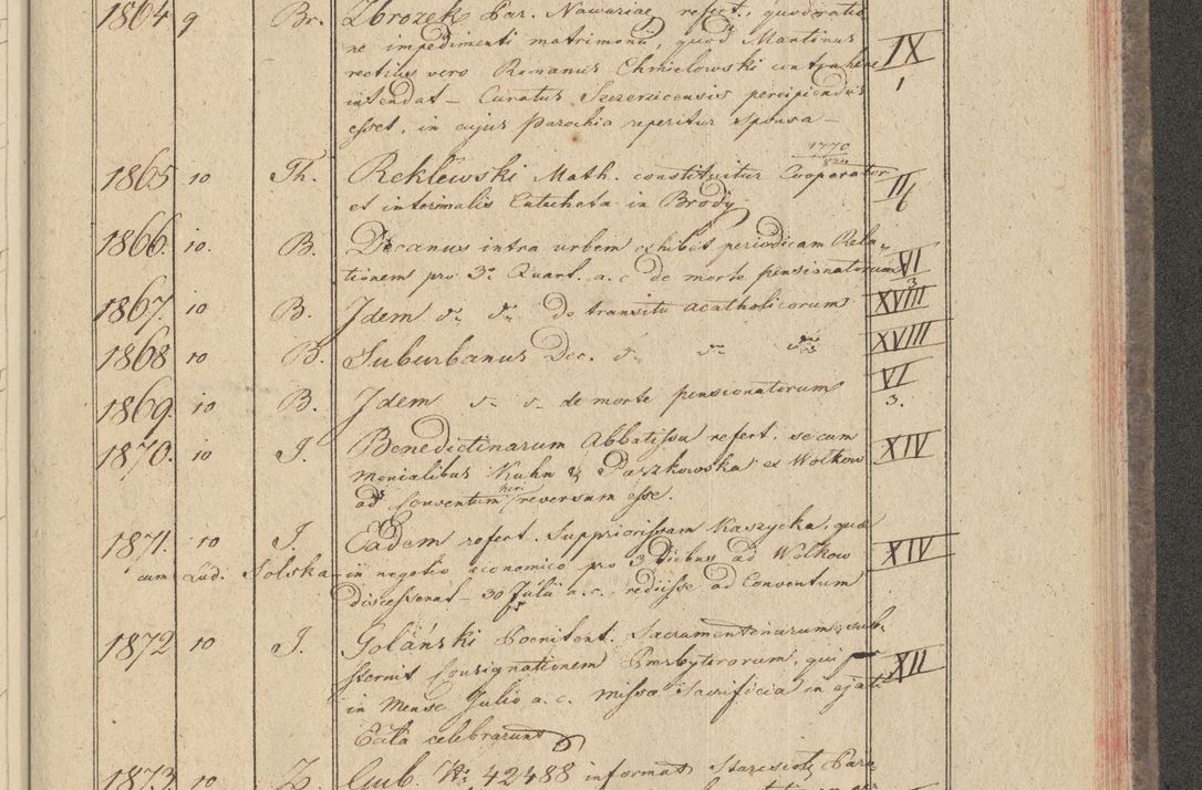 Zdjęcie nr 179 dla obiektu archiwalnego: Protocollon exhibitorum i Ecclesiastus ex anno 1824