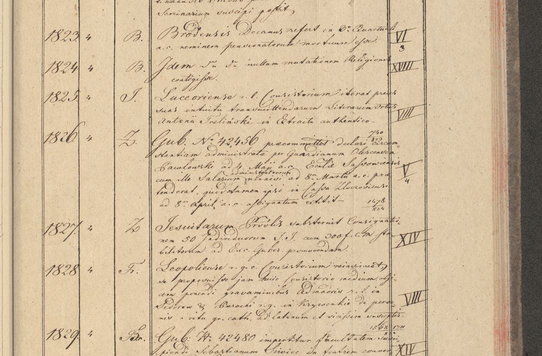 Zdjęcie nr 175 dla obiektu archiwalnego: Protocollon exhibitorum i Ecclesiastus ex anno 1824