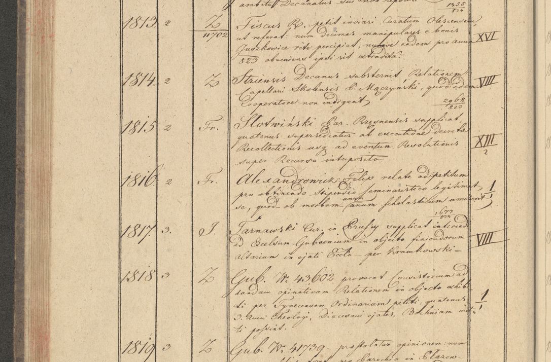 Zdjęcie nr 174 dla obiektu archiwalnego: Protocollon exhibitorum i Ecclesiastus ex anno 1824