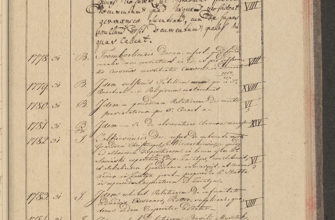 Zdjęcie nr 171 dla obiektu archiwalnego: Protocollon exhibitorum i Ecclesiastus ex anno 1824