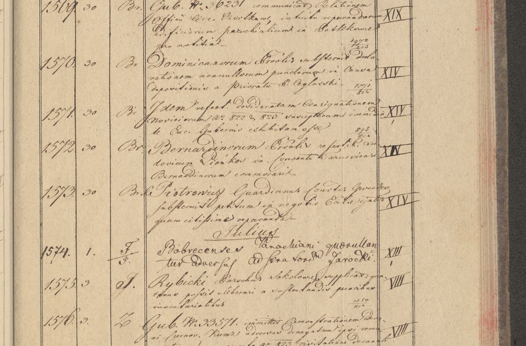 Zdjęcie nr 153 dla obiektu archiwalnego: Protocollon exhibitorum i Ecclesiastus ex anno 1824