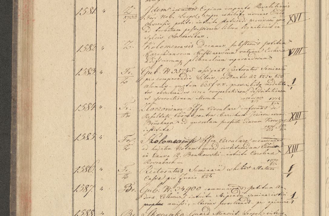 Zdjęcie nr 154 dla obiektu archiwalnego: Protocollon exhibitorum i Ecclesiastus ex anno 1824