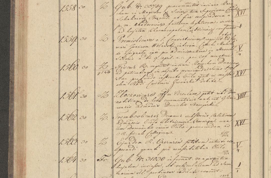 Zdjęcie nr 152 dla obiektu archiwalnego: Protocollon exhibitorum i Ecclesiastus ex anno 1824