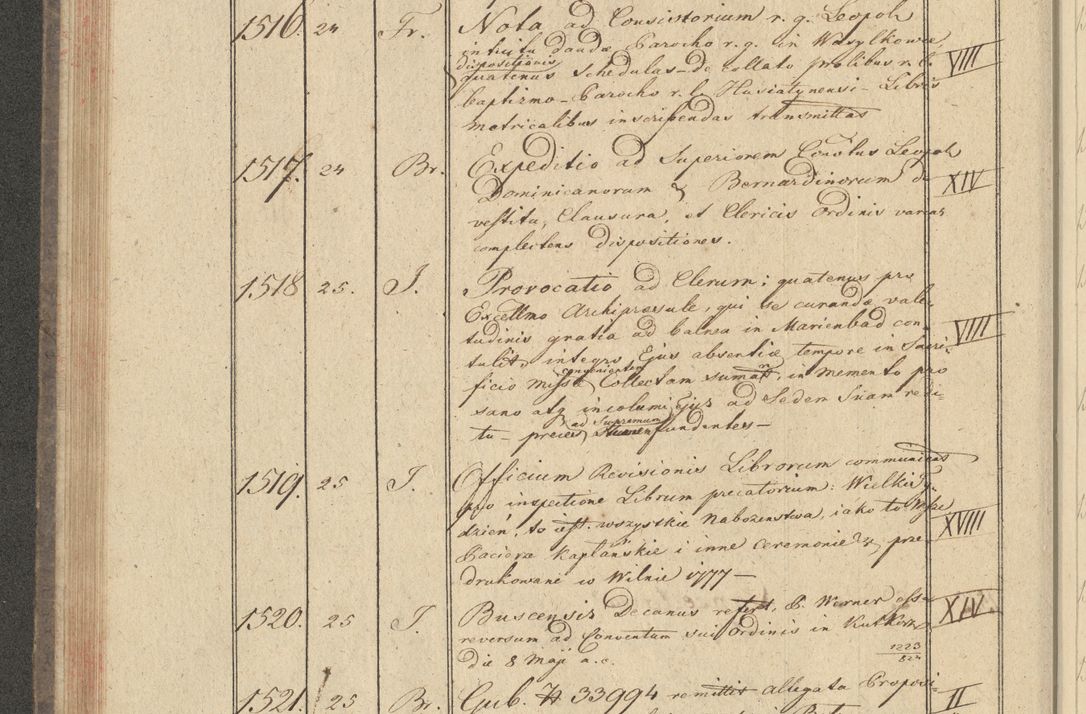 Zdjęcie nr 148 dla obiektu archiwalnego: Protocollon exhibitorum i Ecclesiastus ex anno 1824
