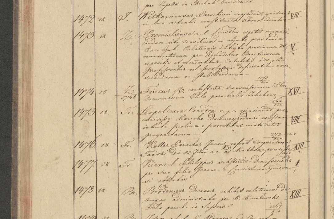 Zdjęcie nr 144 dla obiektu archiwalnego: Protocollon exhibitorum i Ecclesiastus ex anno 1824