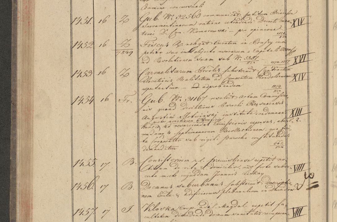 Zdjęcie nr 142 dla obiektu archiwalnego: Protocollon exhibitorum i Ecclesiastus ex anno 1824