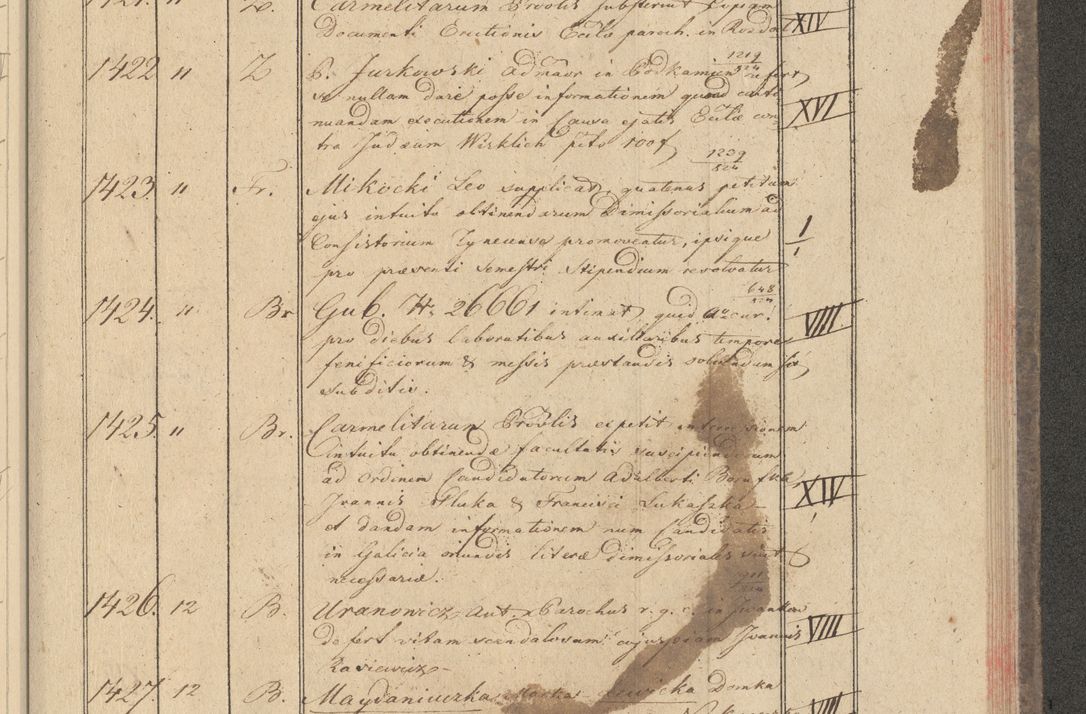 Zdjęcie nr 139 dla obiektu archiwalnego: Protocollon exhibitorum i Ecclesiastus ex anno 1824