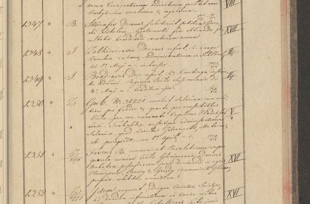 Zdjęcie nr 133 dla obiektu archiwalnego: Protocollon exhibitorum i Ecclesiastus ex anno 1824