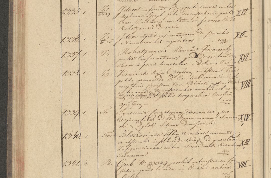 Zdjęcie nr 132 dla obiektu archiwalnego: Protocollon exhibitorum i Ecclesiastus ex anno 1824