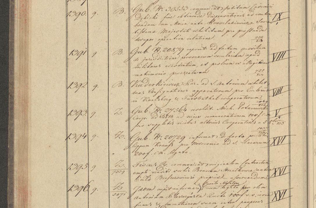 Zdjęcie nr 136 dla obiektu archiwalnego: Protocollon exhibitorum i Ecclesiastus ex anno 1824