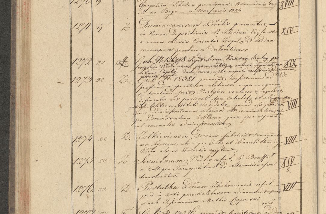 Zdjęcie nr 126 dla obiektu archiwalnego: Protocollon exhibitorum i Ecclesiastus ex anno 1824