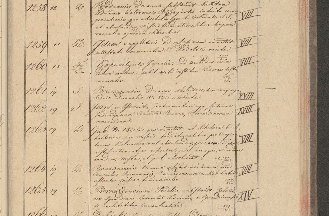 Zdjęcie nr 125 dla obiektu archiwalnego: Protocollon exhibitorum i Ecclesiastus ex anno 1824
