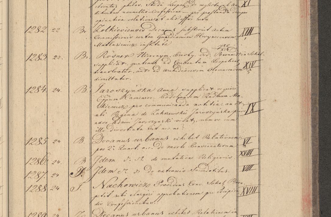 Zdjęcie nr 127 dla obiektu archiwalnego: Protocollon exhibitorum i Ecclesiastus ex anno 1824