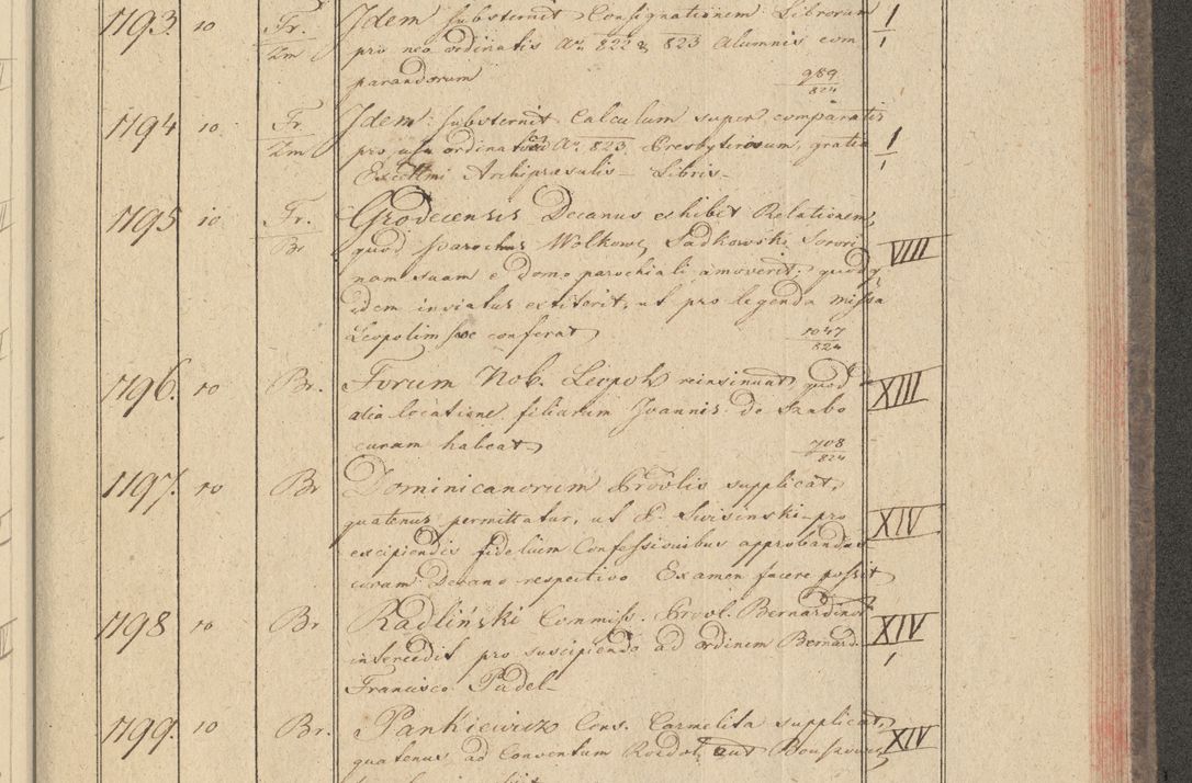Zdjęcie nr 119 dla obiektu archiwalnego: Protocollon exhibitorum i Ecclesiastus ex anno 1824