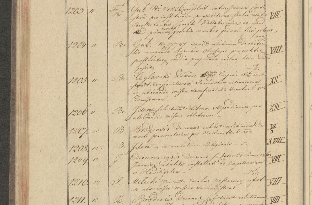 Zdjęcie nr 120 dla obiektu archiwalnego: Protocollon exhibitorum i Ecclesiastus ex anno 1824