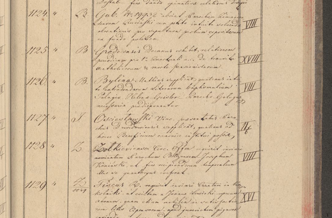 Zdjęcie nr 113 dla obiektu archiwalnego: Protocollon exhibitorum i Ecclesiastus ex anno 1824