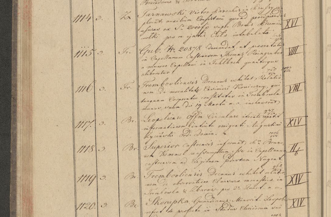 Zdjęcie nr 112 dla obiektu archiwalnego: Protocollon exhibitorum i Ecclesiastus ex anno 1824