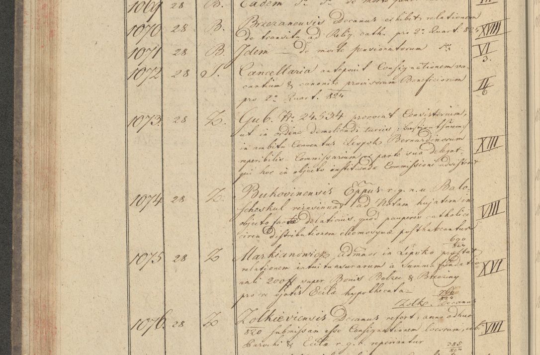 Zdjęcie nr 108 dla obiektu archiwalnego: Protocollon exhibitorum i Ecclesiastus ex anno 1824
