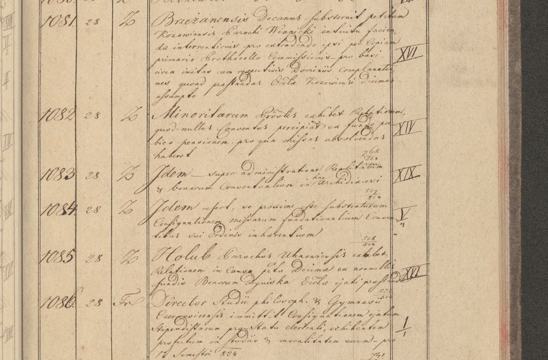 Zdjęcie nr 109 dla obiektu archiwalnego: Protocollon exhibitorum i Ecclesiastus ex anno 1824
