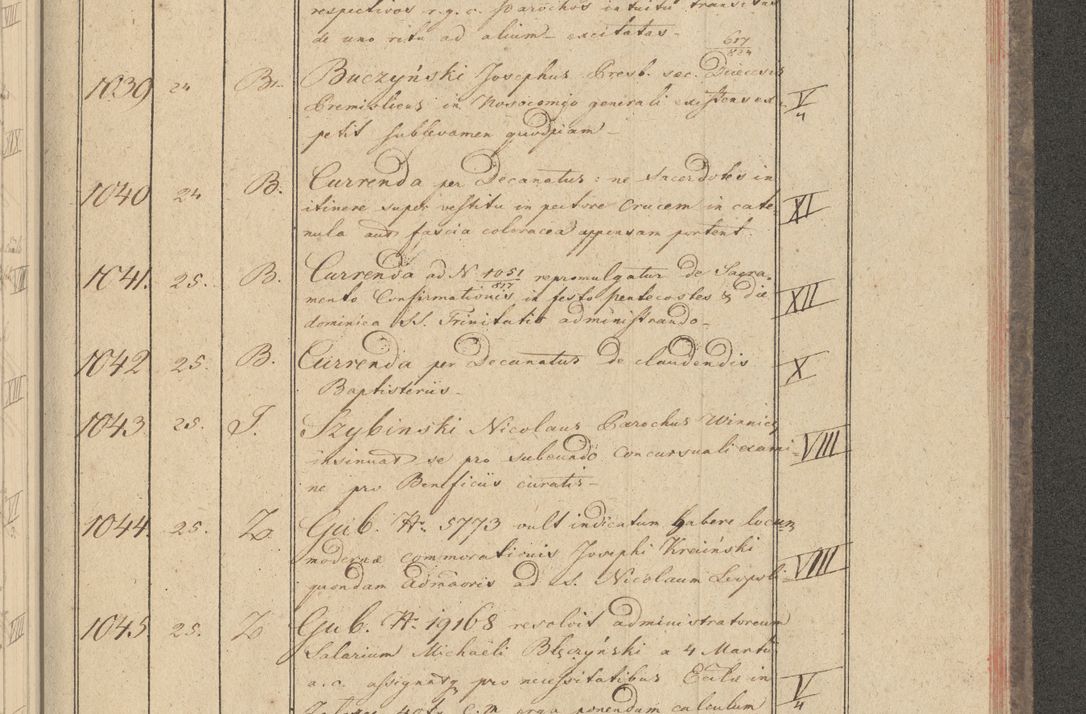 Zdjęcie nr 105 dla obiektu archiwalnego: Protocollon exhibitorum i Ecclesiastus ex anno 1824
