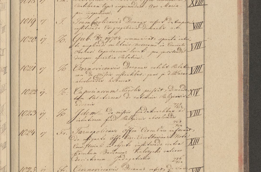 Zdjęcie nr 103 dla obiektu archiwalnego: Protocollon exhibitorum i Ecclesiastus ex anno 1824