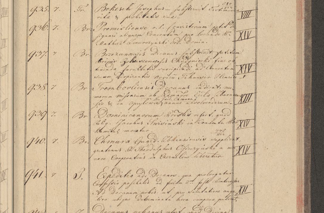 Zdjęcie nr 95 dla obiektu archiwalnego: Protocollon exhibitorum i Ecclesiastus ex anno 1824