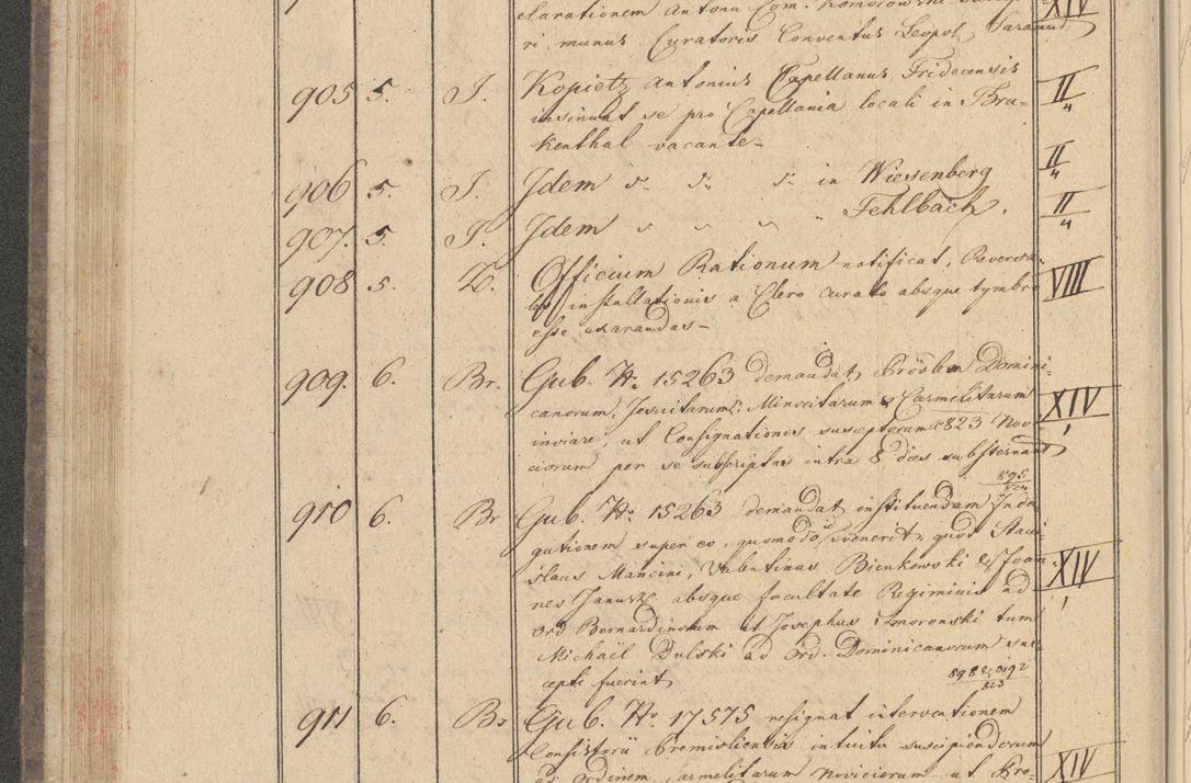 Zdjęcie nr 92 dla obiektu archiwalnego: Protocollon exhibitorum i Ecclesiastus ex anno 1824