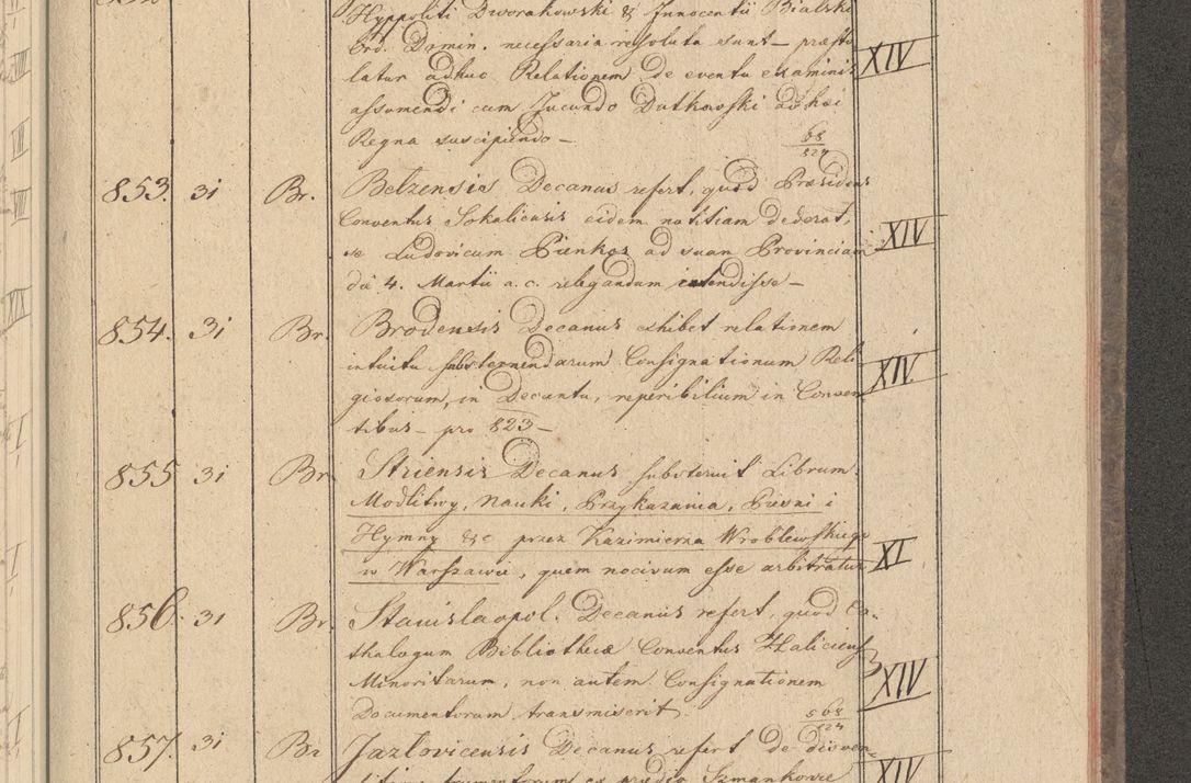Zdjęcie nr 87 dla obiektu archiwalnego: Protocollon exhibitorum i Ecclesiastus ex anno 1824
