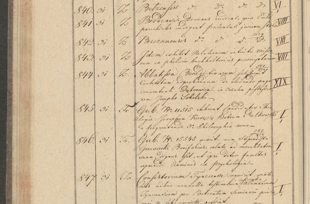 Zdjęcie nr 86 dla obiektu archiwalnego: Protocollon exhibitorum i Ecclesiastus ex anno 1824