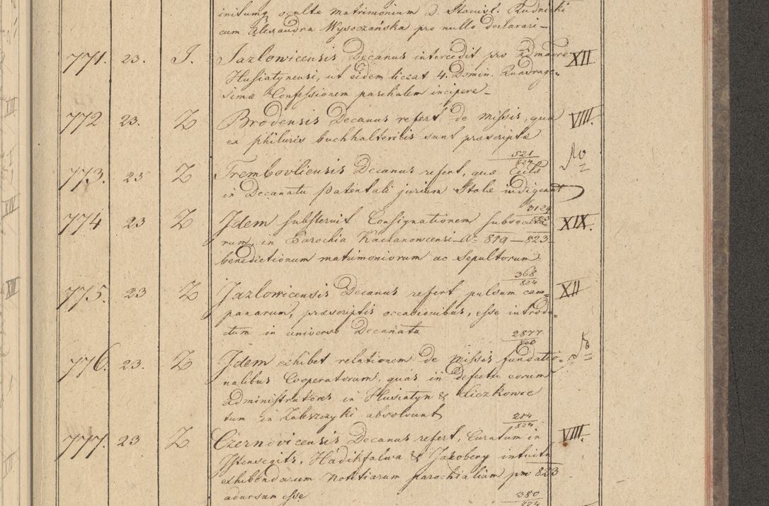 Zdjęcie nr 79 dla obiektu archiwalnego: Protocollon exhibitorum i Ecclesiastus ex anno 1824