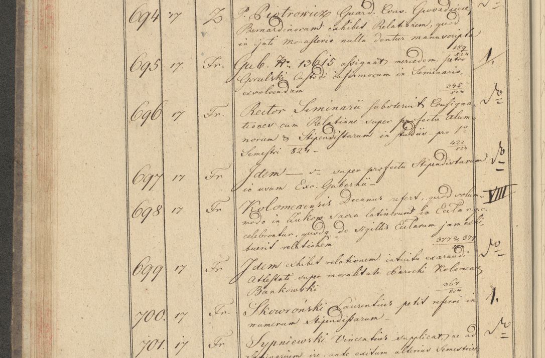 Zdjęcie nr 72 dla obiektu archiwalnego: Protocollon exhibitorum i Ecclesiastus ex anno 1824
