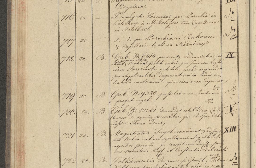 Zdjęcie nr 74 dla obiektu archiwalnego: Protocollon exhibitorum i Ecclesiastus ex anno 1824