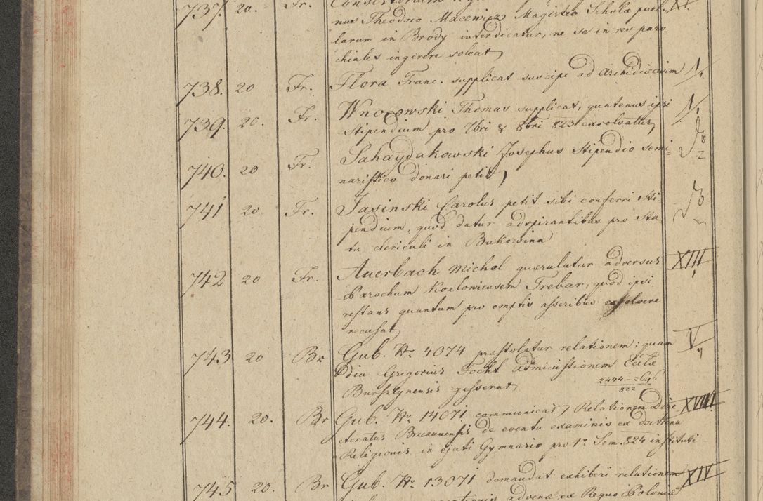 Zdjęcie nr 76 dla obiektu archiwalnego: Protocollon exhibitorum i Ecclesiastus ex anno 1824