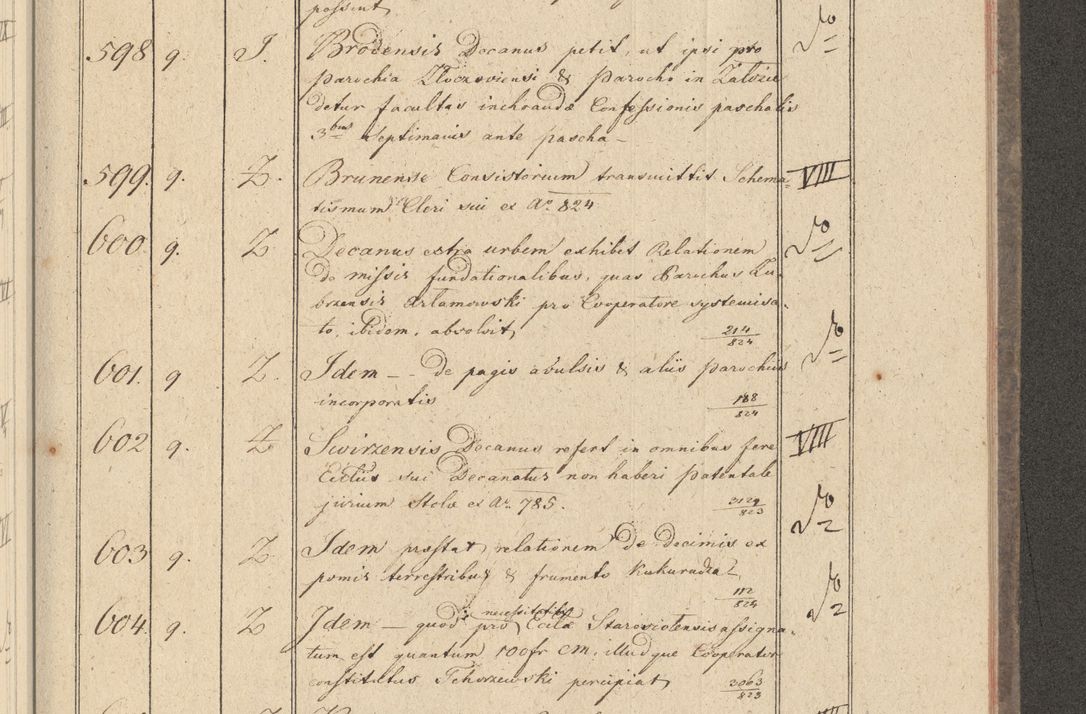 Zdjęcie nr 63 dla obiektu archiwalnego: Protocollon exhibitorum i Ecclesiastus ex anno 1824