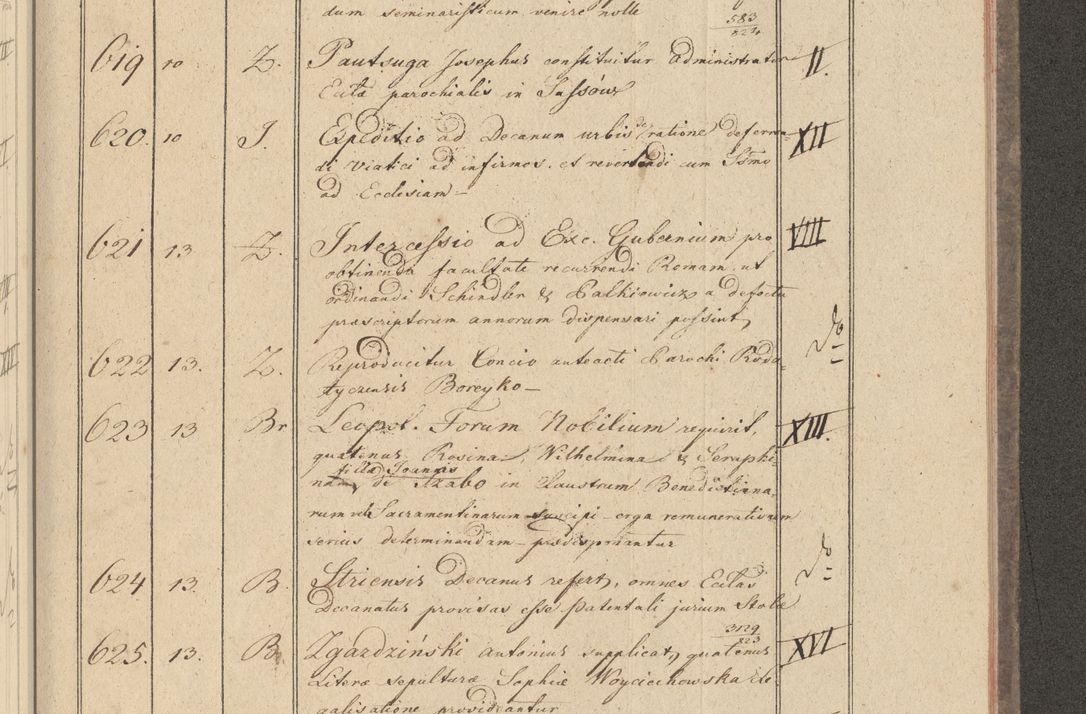 Zdjęcie nr 65 dla obiektu archiwalnego: Protocollon exhibitorum i Ecclesiastus ex anno 1824