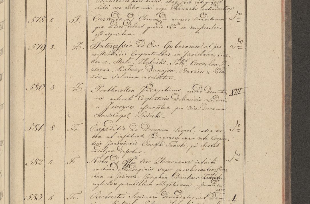 Zdjęcie nr 61 dla obiektu archiwalnego: Protocollon exhibitorum i Ecclesiastus ex anno 1824