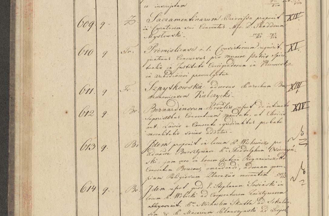 Zdjęcie nr 64 dla obiektu archiwalnego: Protocollon exhibitorum i Ecclesiastus ex anno 1824