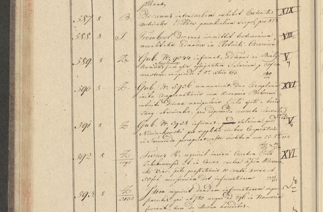 Zdjęcie nr 62 dla obiektu archiwalnego: Protocollon exhibitorum i Ecclesiastus ex anno 1824